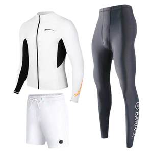 
Korean version new split men's swimsuit jellyfish suit sun protection snorkeling clothes quick-drying surfing long sleeve trousers diving suit