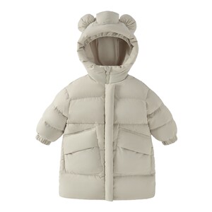 
[Three-Proof Heat Storage] Children's Down Jacket Mid-Length Girls Thickened Warm Red New Year Baby Boys Winter Jacket