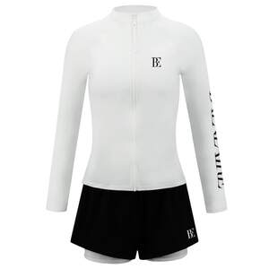 
[Same style as Yu Wenwen] BE Fan De'an surf series split swimsuit women's long-sleeved suit conservative seaside vacation