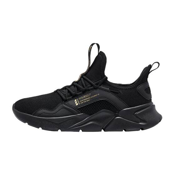 Jordan winter sports shoes leather waterproof men's shoes shock-absorbing lightweight soft sole dad running shoes black casual running shoes