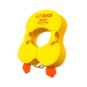 
LTDUCK baby swimming ring small-month-aged baby underarm ring without inflatable anti-rolling thickened life buckle for young children