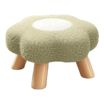 Small stool household low stool small stool soft cushion shoe changing stool small chair living room creative sitting stool children's sense of high-end
