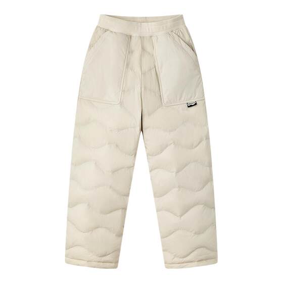 
Bosideng 2026 Spring New Children's Down Pants Girls' Loose Straight Warm Trousers Medium and Large Children's Antibacterial