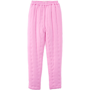 Pure cotton handmade cotton pants Women's winter high -waisted adult mother warm pants thickened slimming thin pencil pants
