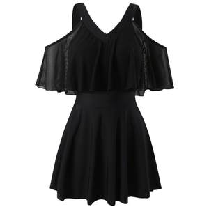 
Yimeishan high-end swimsuit for women, high-end, conservative, slightly fat, belly-covering 2025 new adult one-piece hot spring bathing suit