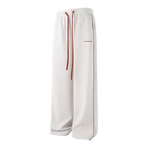 
BJHG reckless sports pants men's spring suede couple sports suit casual straight sweatpants women