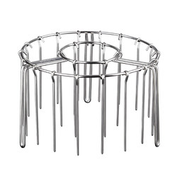Air fryer grill without flip vertical barbecue skewers
