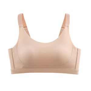 
Teenagers sports shockproof lingerie young girl junior high school college student large size bra 18 years old fixed cup