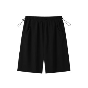 
Maternity ice silk shorts summer thin outer wear wide leg five-point bottoming loose large size casual belly support pants summer wear