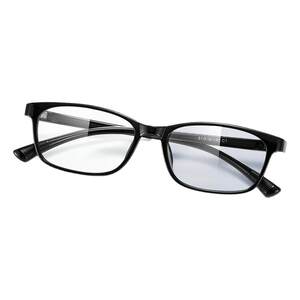 
Jiusen TR-90 black frame glasses men's full frame small face frame with height number myopia anti-blue light lens 1067