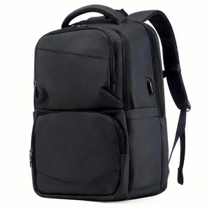 
Black business backpack men's large-capacity commuting and visiting customers 16-inch computer business trip waterproof backpack