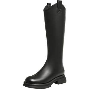 
Tianmeiyi thick-soled V-mouth plus velvet knight boots long boots women's shoes high fashion boots winter new BH641DG5