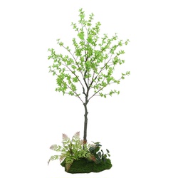 Simulovaná Zelená Rostlina Visící Zvonek Strom Velký Kůň Opilý Dřevěná Dekorace Bionická Falešná Rostlina Vnitřní Dekorace Hrnkový Obývací Pokoj Podlaha Květina