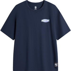 
Li Ning short-sleeved T-shirt men's summer back-woo pure cotton print breathable comfortable casual breathable sports cultural shirt half-sleeved