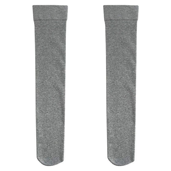 Black socks children's middle socks, calf socks, spring and autumn, micro pressure showing skinny legs white overweed sock stockings jk
