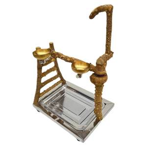 Parrots and birds with birds, pet supplies, anti-getting bowl, 304 stainless steel thickened food bowl, parrot supplies