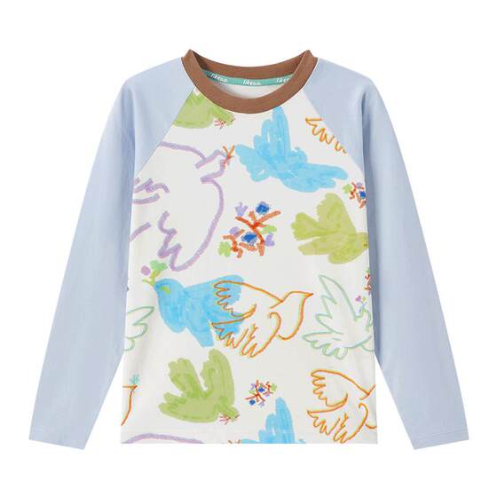 
Uras's likeuu children's sweatshirts for men and women, big children's base shirts for autumn children's tops for long-sleeved T-shirts