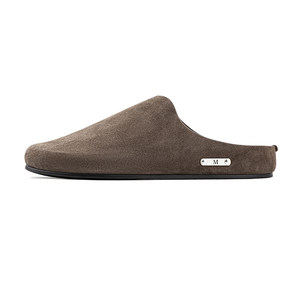 MRA Silver Label Birkenstock Muller Slippers Men's Shoes Cleanfit Commuting Baotou Lazy One-Step Half Slippers