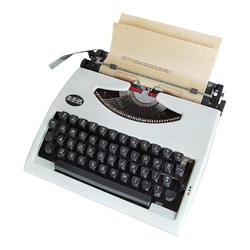Double 11 Domestic Hero Old-fashioned Typewriter Retro Nostalgic Literary Gift Student Decorative Ornaments Can Type Lego
