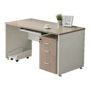Employee Single Draw drawer 1.24m Furnishing Writing Desk Simple Modern Computer Table and Chair Combination