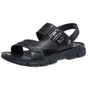 Camel men's shoes in summer genuine leather soft sole comfortable breathable non-slip business casual dad sandals outdoor beach shoes