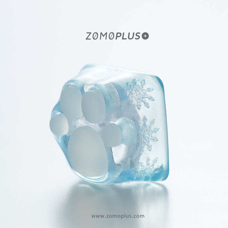 ZOMO PLUS ZOMO原创设计 透明猫爪可爱 3D打印猫爪键帽个性创意透明定制键帽