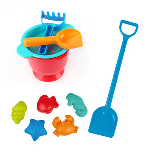 
Hape seashore animal model 10 piece beach toy set children baby 18 months old boy and girl sand play tool