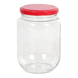 Glass high temperature resistant retortable food grade with lid