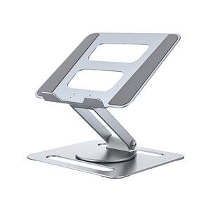 
Laptop stand desktop three-layer high-rise and suspended heat sink can rotate 360 ​​degrees and lift aluminum alloy metal bracket with USB docking station suitable for Lenovo Huawei MAC tablet Pad