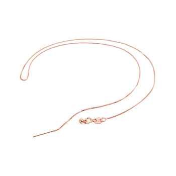 Sterling silver box chain diy movable needle thin chain