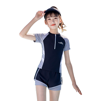 Children's swimsuit high -level sensory split swimwear comfortable skin
