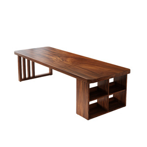 Delivery room-definition solid wood desk bookshelf integrated South American walnut large board table home office desk work table long table