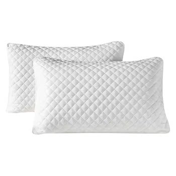 
A pair of cotton pillowcases to prevent head oil and dirty separating