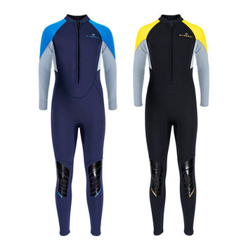 Children's swimsuits, anti-chlorine sun protection, bright color split swimsuits
