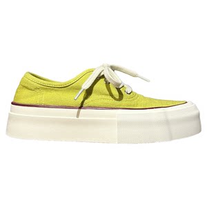 
Thin breathable canvas shoes + Korean style simple thick sole increased lace up casual shoes sneakers women's shoes genuine leather foot pads