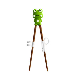 
Wooden children's chopsticks training chopsticks for 3 years and 6 years old and above special auxiliary equipment for babies practicing chopsticks for 2 years old and learning to use chopsticks