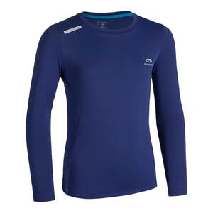 
Decathlon sports T-shirt boys and girls children spring and summer sun protection long-sleeved quick-drying tops children's clothing base KIDC