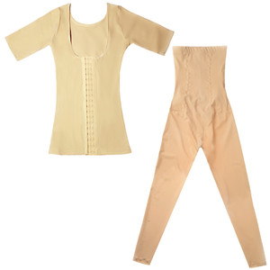 Tingmei Noya's identity body enhanced version suit, abdomen, hip hip, waist, arm and arm postpartum two -piece set