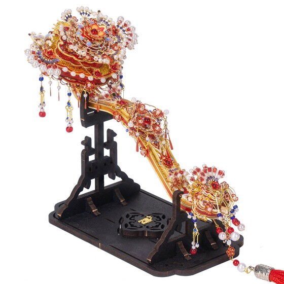 
Art model Shili Hongzhuang 3D three-dimensional puzzle metal assembly toy model wedding gift girlfriend girlfriend ornaments