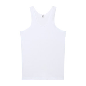 Three guns old man shirt dad father pure cotton men wear loose sweat cloth I-shaped base old man middle-aged vest