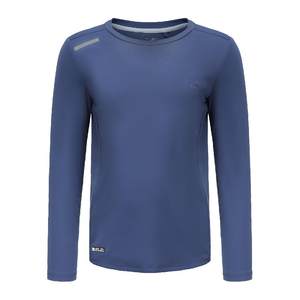 Decathlon children's fast -drying sunscreen long sleeve boys in autumn running training clothes T -shirts 运动 kidc
