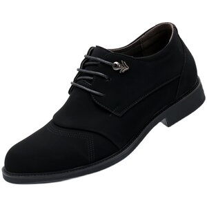 Korean version of new trendy leather shoes British men's popular set hairstyle hairstyle shoes scrub leather one foot set pointed shoes