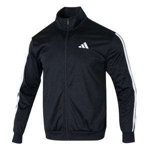 
Adidas Adidas Three-Stripe Jacket Men's Summer New Stand Collar Sportswear Black Jacket