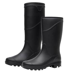
Men's high-tube labor protection waterproof and anti-slip shoes wear-resistant rubber shoes fishing water shoes mid-tube construction site long-tube rain boots