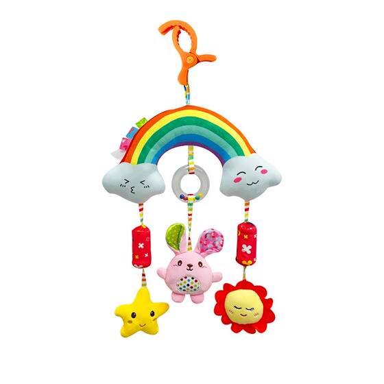 Beijiali baby wind chime trolley hanging accessories rattle bell comforting toy bed bell baby safety seat hanging accessories 0 to 1 year old