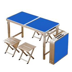 Folding table outdoor commercial stall dining table