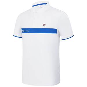
FILA Fila men's short-sleeved lapel POLO shirt 2024 summer new tennis sports moisture absorption quick-drying T-shirt