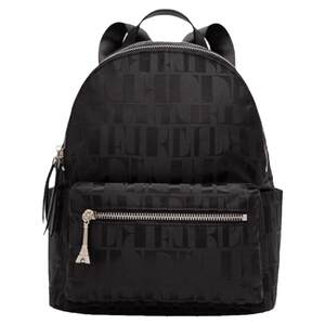 
ELLE women's bag 2026 new presbyopic nylon backpack large capacity commuter school bag backpack high-end light luxury