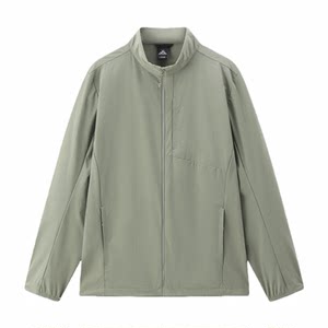 
Mu Gaodi Stretch Jacket Men's 2026 Spring New Outdoor Hiking and Mountaineering Wear Sports and Leisure Stand Collar Jacket