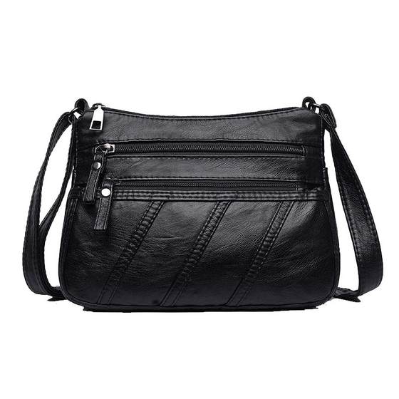 2024 New Large Capacity Single Shoulder Crossbody Bag for Middle aged and Elderly Women's Backpack Middle aged Mom Soft Leather Bag